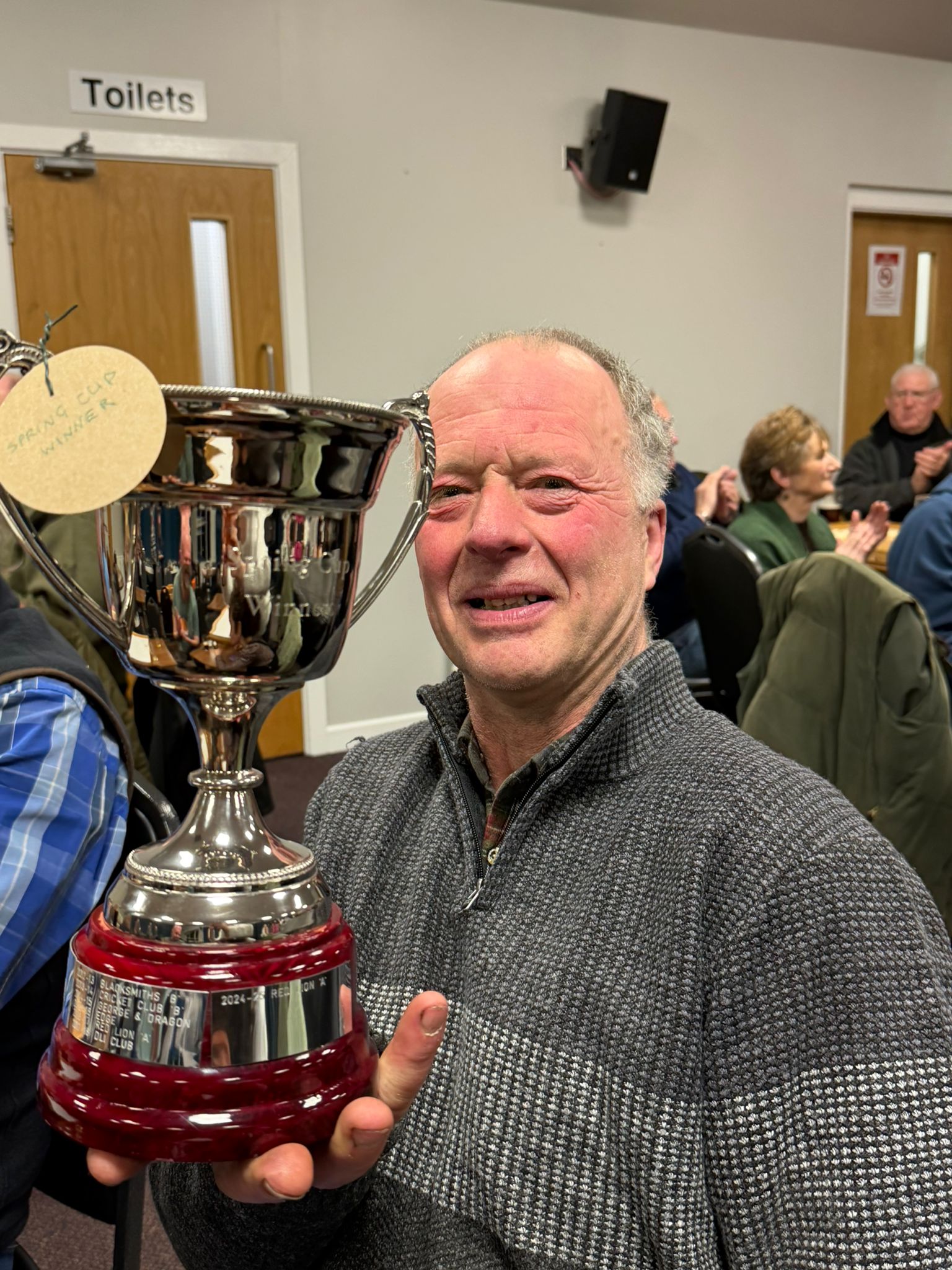 Mark T with the trophy